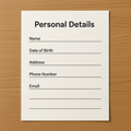 Personal details icon